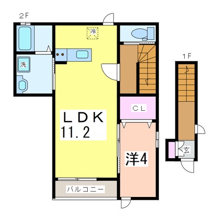 ESTERO柳島町の物件間取画像